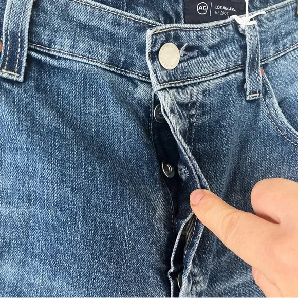 NWT AG Adriano Goldschmied Womens Alexxis Vintage High Rise Straight Jean (31) - Picture 7 of 16